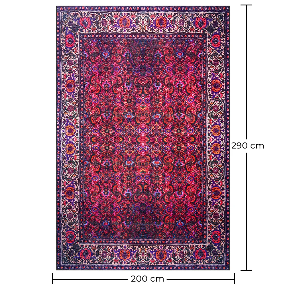 Vintage Dywan Orientalny - (290x200 cm) - Viridian image 10