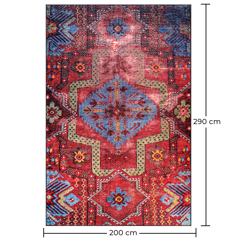 Vintage Dywan Orientalny - (290x200 cm) - Meridian image 10