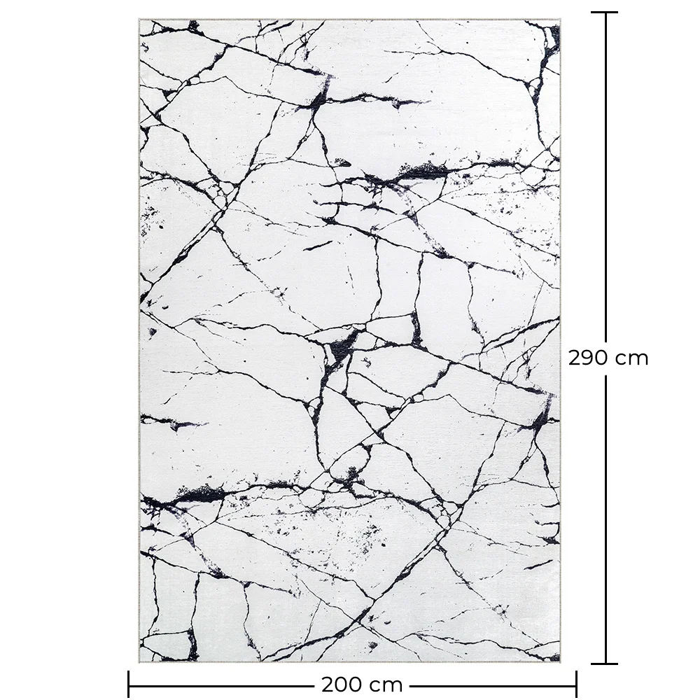 Duży Dywan o Nowoczesnym Designie z Efektem Marmuru – (290x200 cm) – Calico image 10