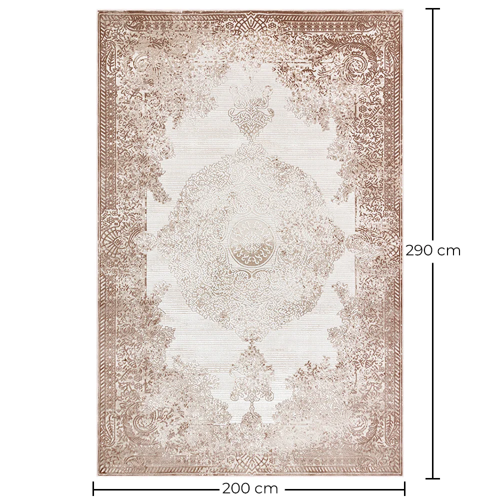 Vintage Dywan Orientalny - (290x200 cm) - Cerulean image 10