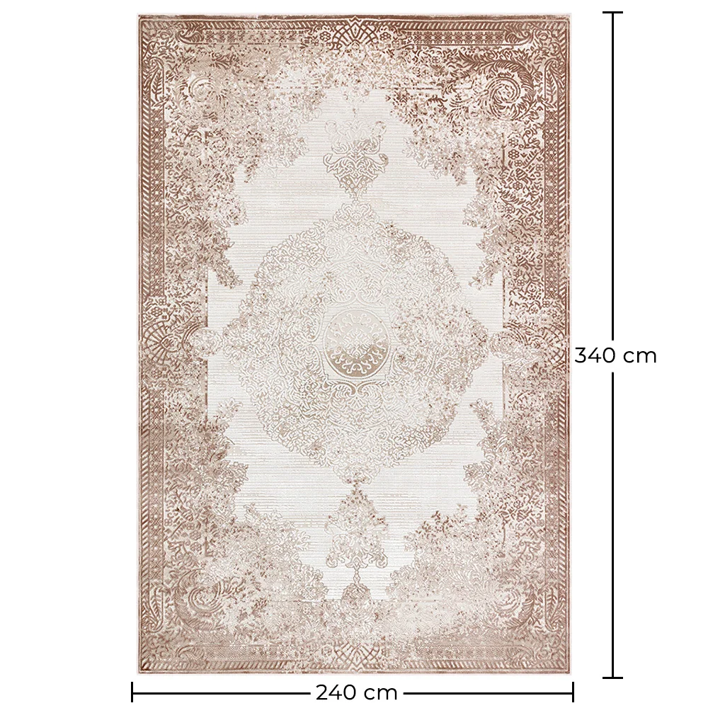 Vintage Dywan Orientalny - (240x340 cm) - Auburn image 10