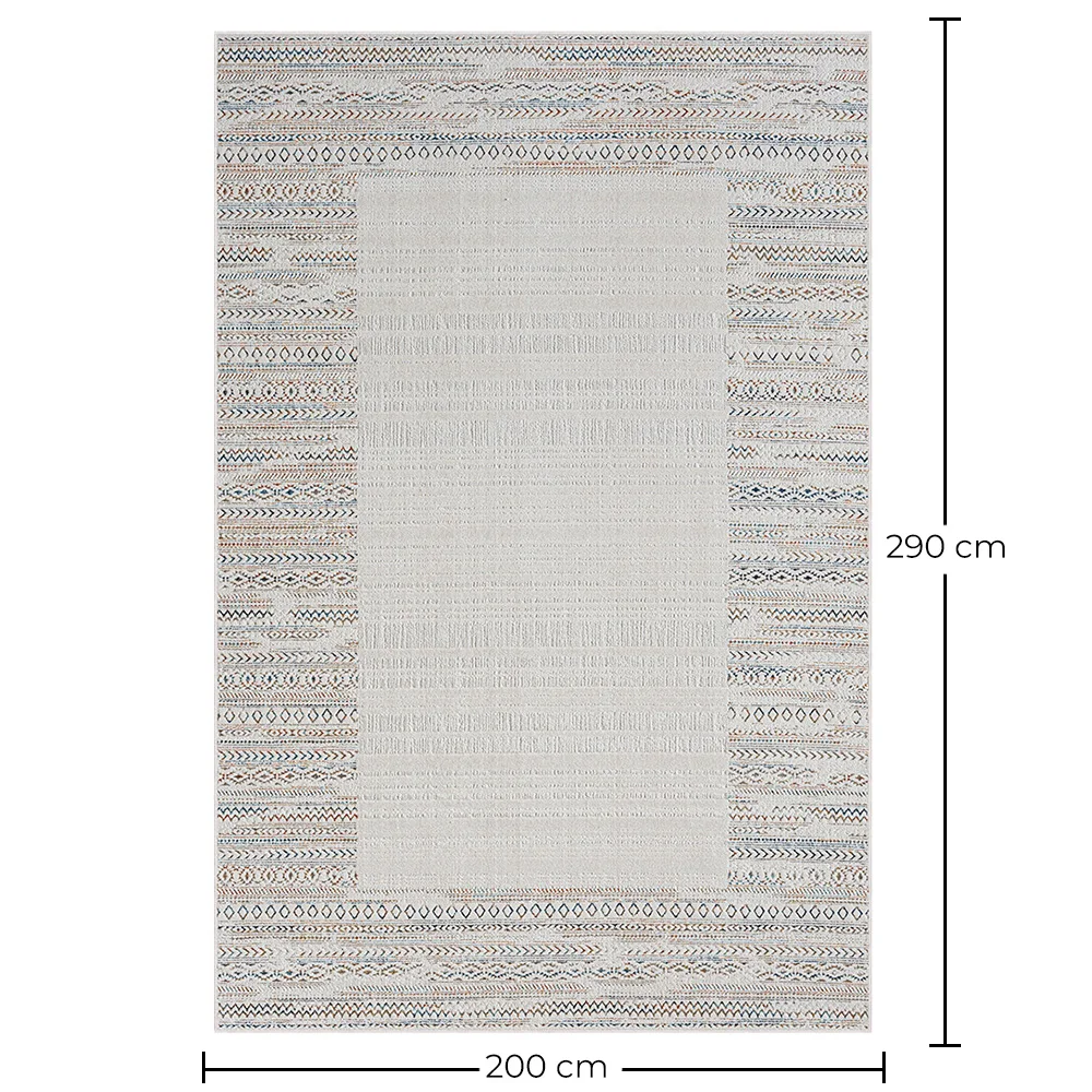 Duży Dywan z Nowoczesnym i Współczesnym Wzorem - Beżowy (290x200 cm) - Celadon image 10