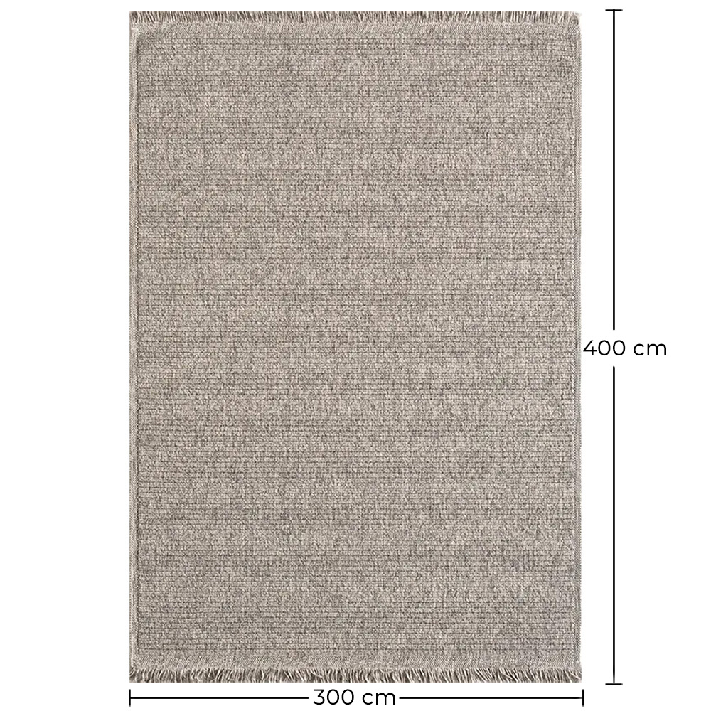 Duży Dywan o Współczesnym i Nowoczesnym Designie - Beżowy (300x400 cm) - Harbor image 10