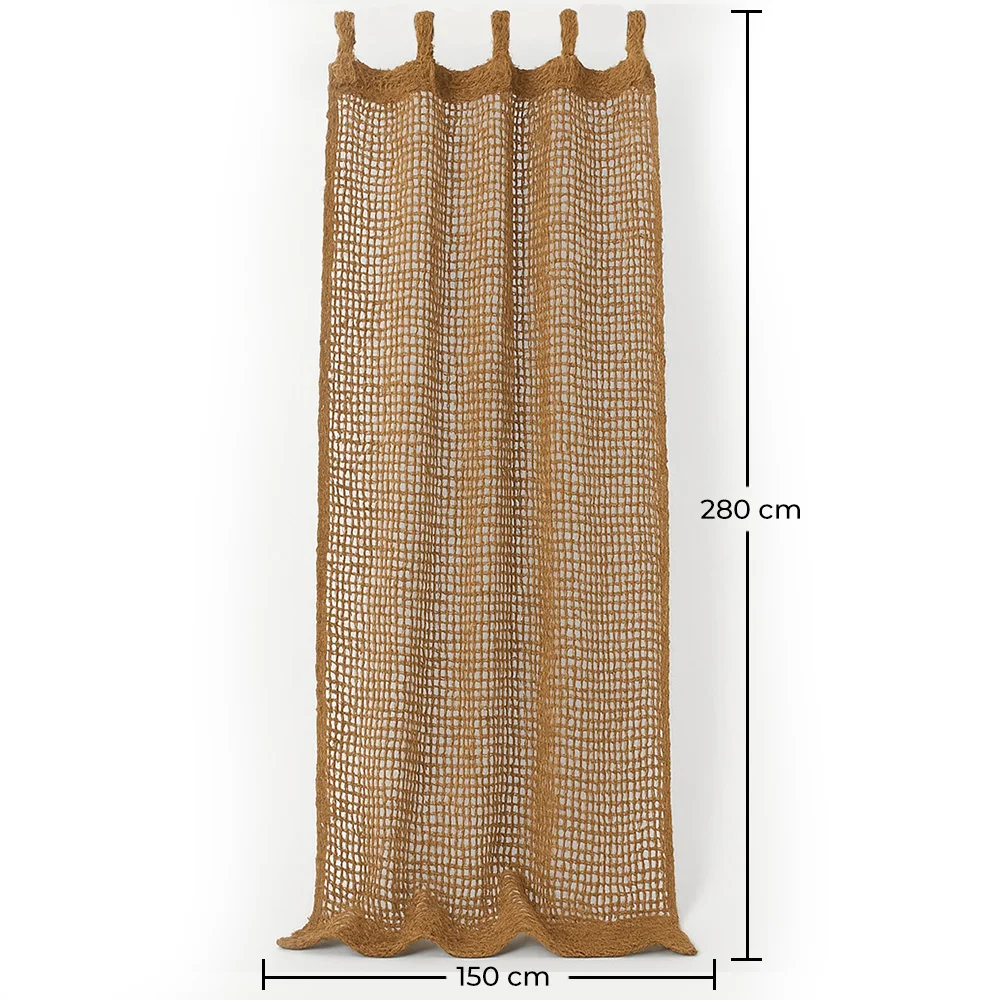 Osłona Zasłona Markiza Włókno Kokosowe 2.8x1.5M – 100% Naturalny Żagiel Cieniujący image 10