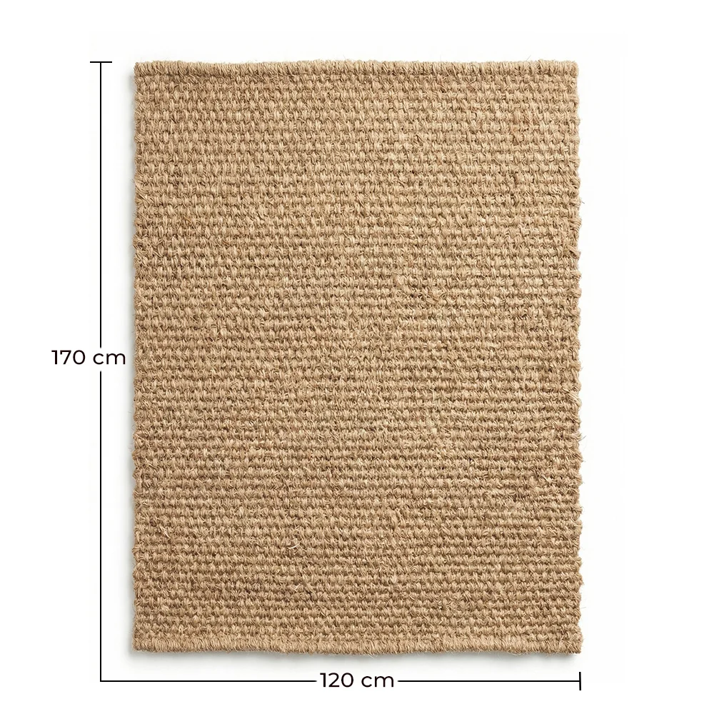 Dywan Naturalne Włókno Kokosowe 170x120 cm – Użytkowanie Wewnętrzne i Zewnętrzne – Mahou image 10