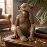 Designerska Figurka Dekoracyjna - Ślepa Małpa - Sapiens image 7