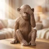 Designerska Figurka Dekoracyjna - Ślepa Małpa - Sapiens image 7