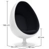 Fotel Design Egg - Skóra - Eny image 7