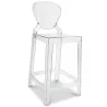 Stołek barowy z oparciem - Transparent Design - 65cm - Victoria Queen image 7