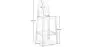 Stołek barowy z oparciem - Transparent Design - 65cm - Victoria Queen image 7