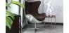 Fotel z podłokietnikami - Aviator Style - skóra i metal - Cocoon image 7