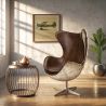 Fotel z podłokietnikami - Aviator Style - skóra i metal - Cocoon image 7