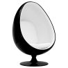 Fotel designerski Egg - tapicerowany w skórze - Eny image 7