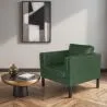 Fotel z podłokietnikiem - tapicerowany w skórze - Betzalel image 7