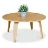 Okrągły drewniany stolik kawowy - Ply image 7