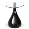 Okrągły stolik kawowy - design - szkło - Lawa Bistro image 7