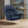 Fotel z podłokietnikami - tapicerowany tkaniną - Oculus image 7