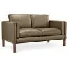 Sofa skórzana tapicerowana - 2 osobowa - Mordechaj image 7