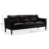 Sofa skórzana - 3 osobowa - Benzion image 7