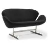 Sofa rozkładana 2 osobowa - Tapicerka tkaninowa - Svin image 7