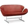 Sofa zakrzywiona - Tapicerowana w skórze - 2 miejsca - Svin image 7