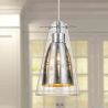 Lampa sufitowa - lampa wisząca - stal i szkło - Apolo image 7