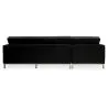 Designerska sofa z kanapą - tapicerowana w skórze - Nova image 7