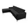 Designerska sofa z kanapą - tapicerowana w skórze - Nova image 7