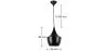 Lampa sufitowa - Lampa wisząca - Wzór przemysłowy - Obszerny image 7