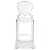 Stołek barowy z oparciem - Transparent Design - 75cm - Victoria Queen image 7
