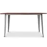 Stół prostokątny - Industrial - Industrial Design - Wood - Tawny image 7