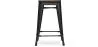 Stołek barowy - Wzornictwo Przemysłowe - Drewno & Stal - 60cm -Stylix image 7