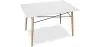 Prostokątny stół jadalny - Skandynawski Design - Drewno - 110 x 80 cm image 7