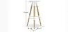 Stołek barowy drewniany - design skandynawski - Matu image 7