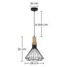 Lampa sufitowa w stylu retro - Lampa wisząca w stylu designerskim - Vilma image 7