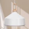 Lampa sufitowa - lampa wisząca - drewno i metal - Wind image 7