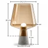 Lampa Stołowa - Lampka do Salonu w Stylu Designu - Silas image 7
