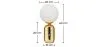 Lampa stołowa - Lampa do salonu - Design Globe - Party image 7
