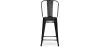 Stołek barowy z oparciem - Industrial Design - 60cm - Stylix image 7