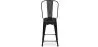 Stołek barowy z oparciem - Industrial Design - 60cm - Stylix image 7