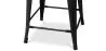 Stołek barowy z oparciem - Industrial Design - 60cm - Stylix image 7