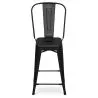 Stołek barowy z oparciem - Industrial Design - 60cm - Stylix image 7