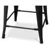 Stołek barowy z oparciem - Industrial Design - 60cm - Stylix image 7