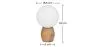 Lampa stołowa - Skandynawski design Lampa do salonu - Globe - Blum image 7