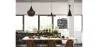 Zestaw 3 lamp sufitowych - Lampa wisząca - Wzór przemysłowy - Obszerny image 7