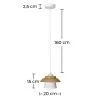Lampa sufitowa - lampa wisząca w stylu skandynawskim - Gerd image 7