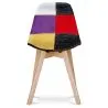 Krzesło do jadalni - Tapicerowane w Patchwork - Tessa image 7
