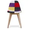 Krzesło do jadalni - Tapicerowane w Patchwork - Tessa image 7