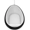 Fotel wiszący - Egg Design - tapicerowany tkaniną - Eny image 7