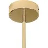 Lampa sufitowa w kształcie kuli z kryształem - lampa wisząca w kolorze złotym - Anette image 7